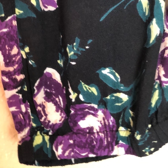 Volcom Women's Purple defiant One Floral Pants M - Picture 8 of 12